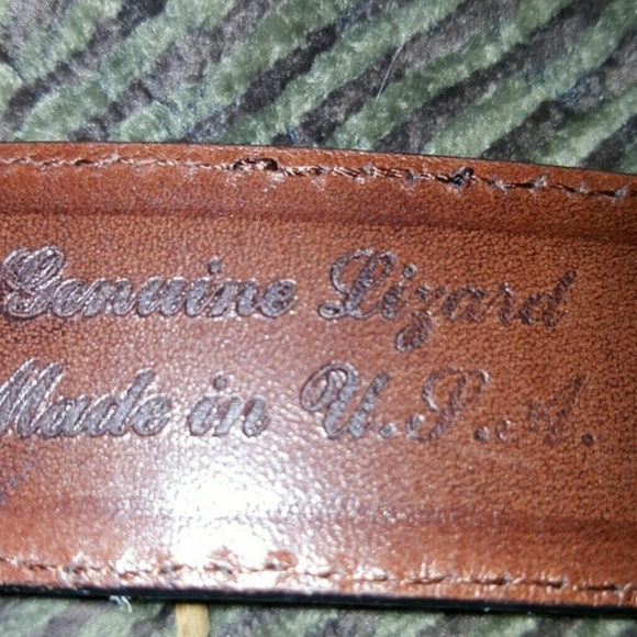 Vintage‎ lizard belt 34 main image 7